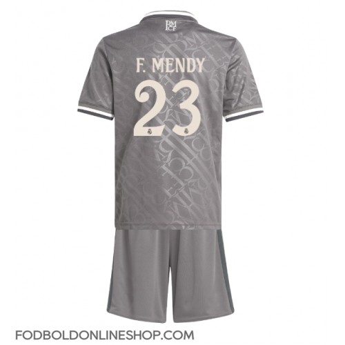 Real Madrid Ferland Mendy #23 Tredje trøje Børn 2024-25 Kortærmet (+ Korte bukser)